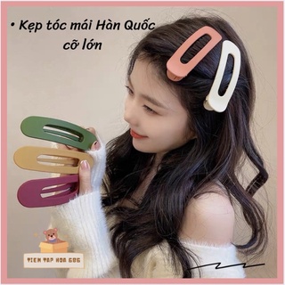 Kẹp tóc mái -Hàn Quốc màu trơn cỡ lớn bản to cute xinh xắn 🎉 FREESHIP🎉 Cặp tóc mái -hot trend, phụ kiện tóc xinh PK181