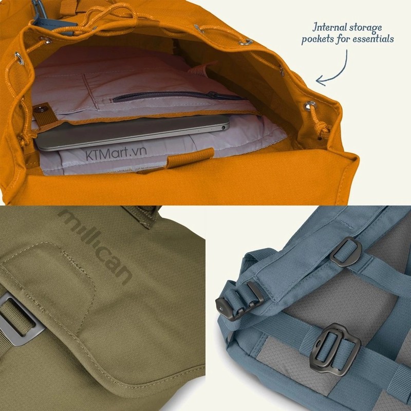 Balo Du lịch Laptop Millican Fraser The Rucksack 18L