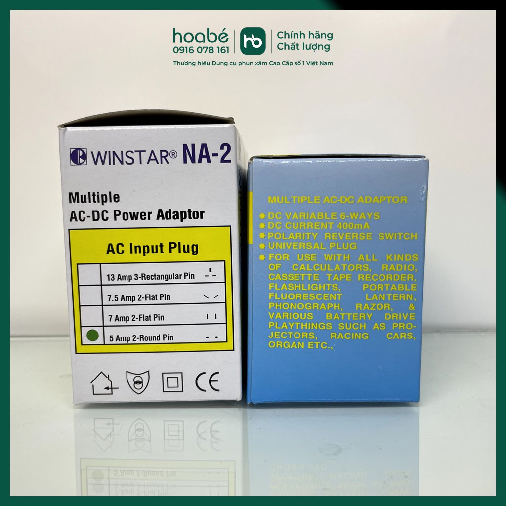 Nguồn đa năng Winstar NA-2 & 3123 tăng chỉnh điện áp tiện lợi - DCPX HOA BÉ