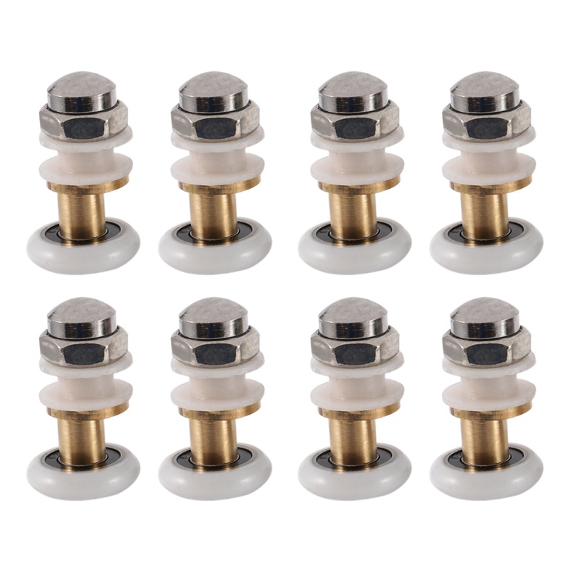 Bộ 8 Con Lăn Cửa Kính Nhà Tắm 20mm Siêu Mỏng