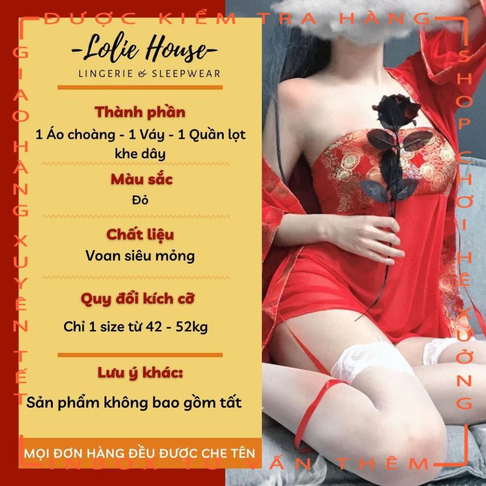 Cosplay cổ trang sexy có áo choàng - Set váy đầm ngủ sexy cổ trang Trung Quốc gợi cảm LOLIE HOUSE - CP24  - hot tiktok | BigBuy360 - bigbuy360.vn