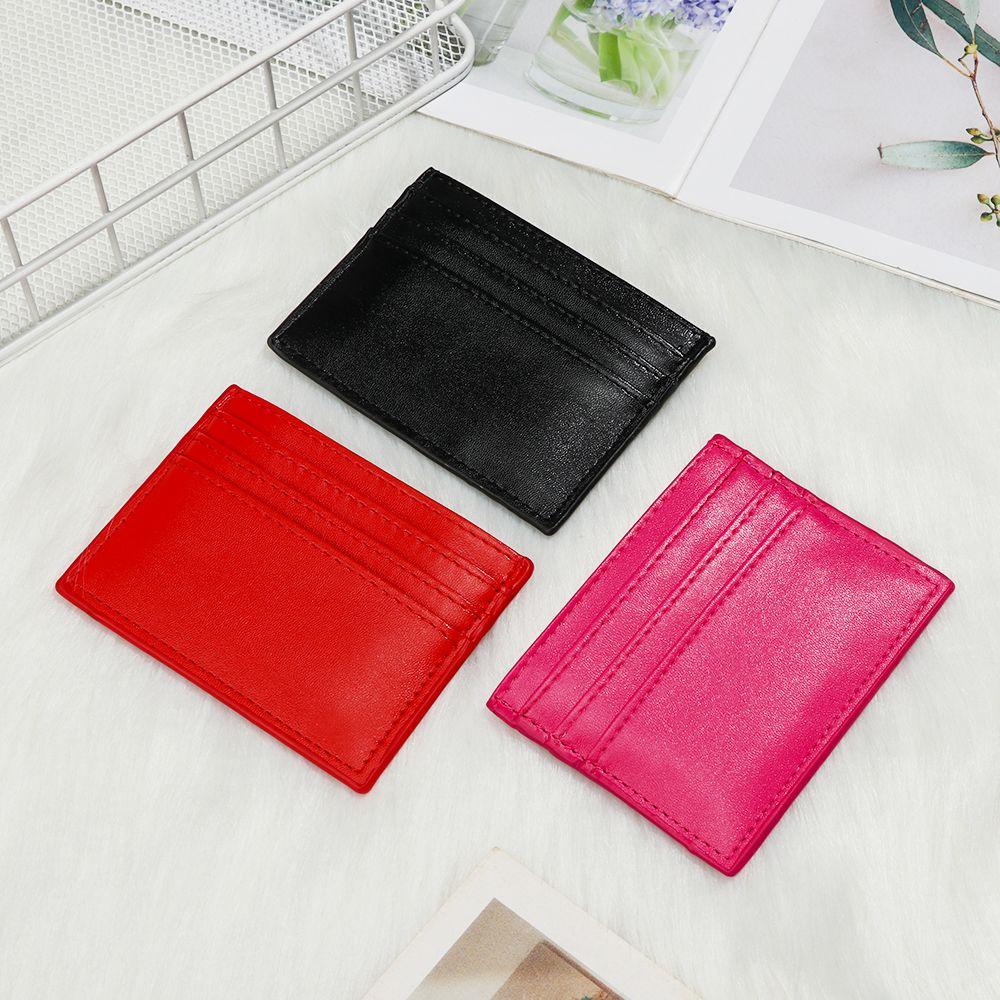 Ví Da PU Unisex Mềm Mại Đựng Tiền Và Thẻ