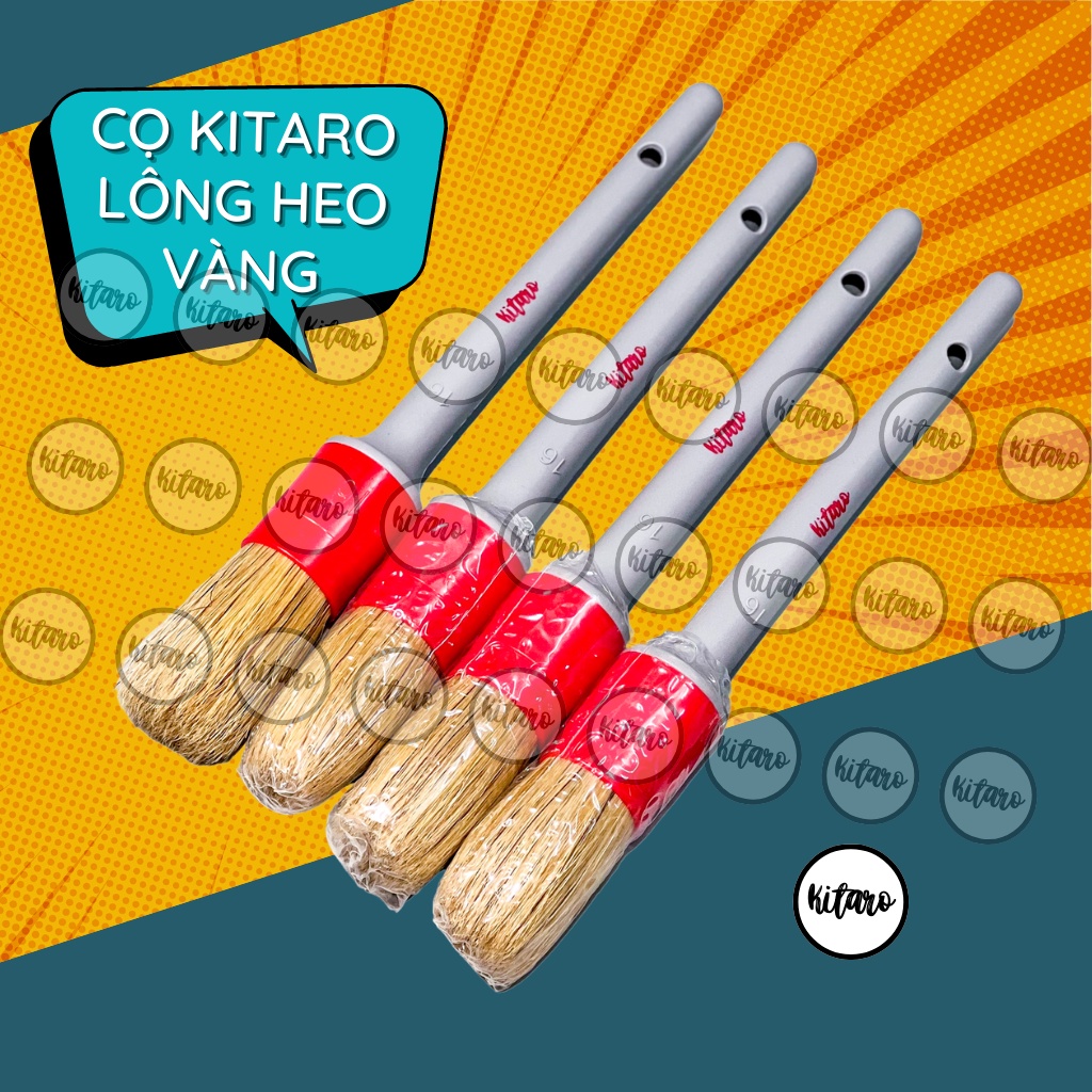 Cọ rửa xe - cọ lông heo vệ sinh chi tiết xe ô tô , xe máy chuyên dụng