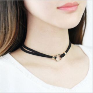 [Order] [Hàng có sẵn] Choker đan 2 dây mặt hình tròn