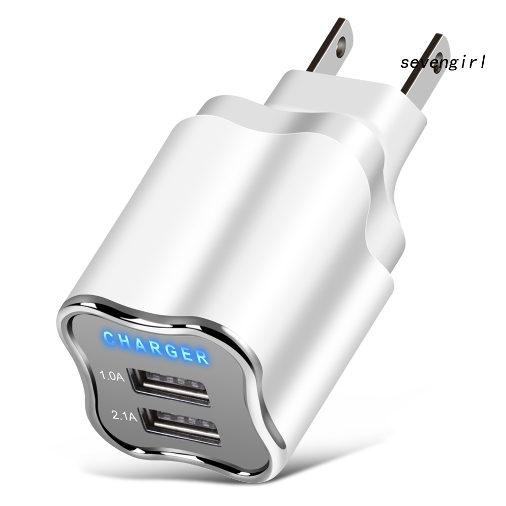 IPHONE Bộ Sạc Cổng Usb Kép Sev-Sung 5v 2.1a