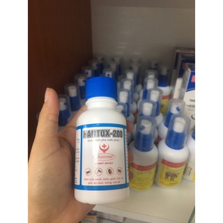 Hantox-200 100ml thu.ốc diệt muỗi, ve, rận, bọ chét trang trại