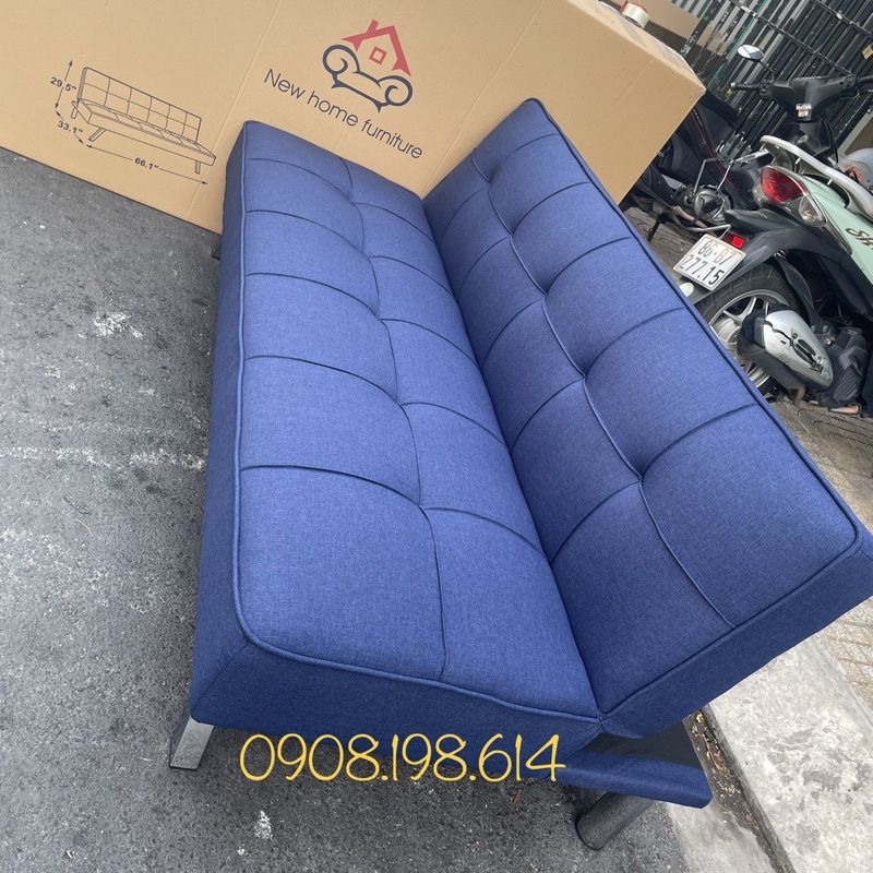 Thanh lý xả kho ghế Sofa Bed Giá Rẻ - Sofa Giường chân kim loại hàng xuất nguyên thùng giấy