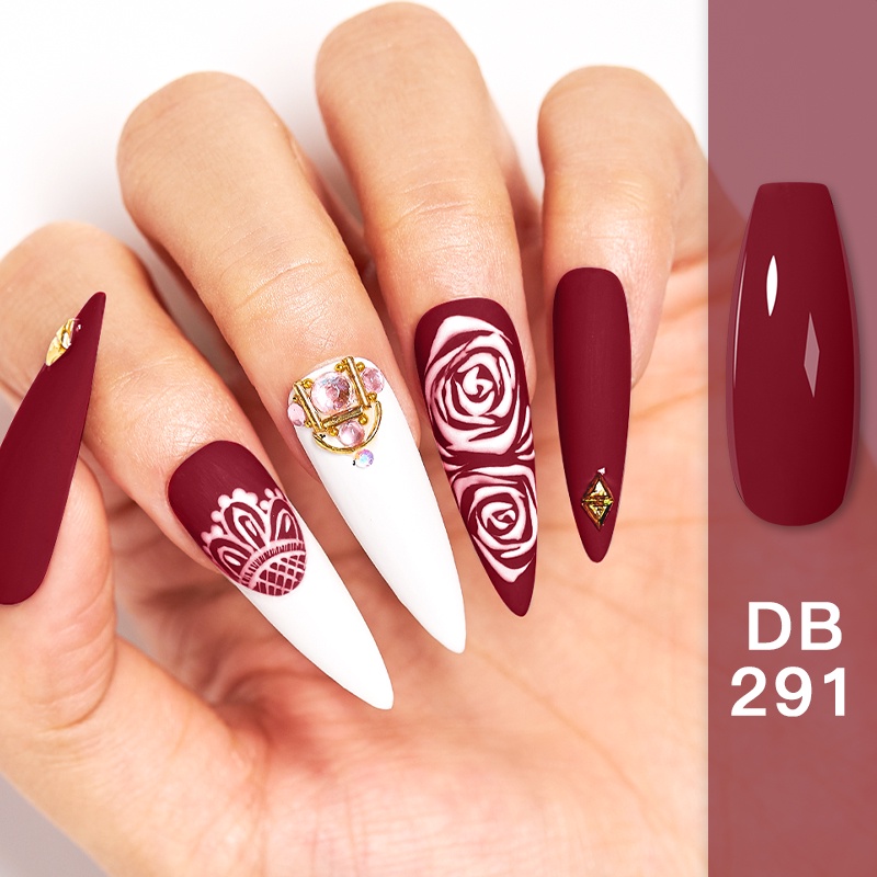 Gel sơn móng tay MTSSII dạng lột bán vĩnh viễn sấy khô đèn UV LED chuyên dụng 6ml