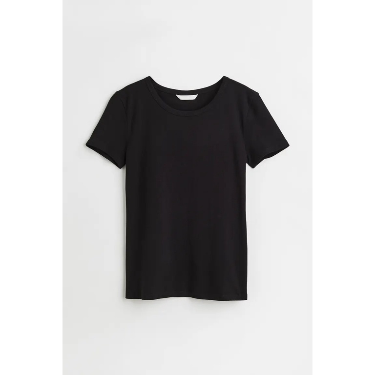 Áo phông nữ đen HM H&M_hàng chính hãng authentic