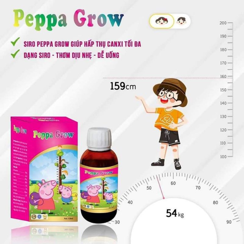 Siro tăng chiều cao cho bé PEPPA GROW