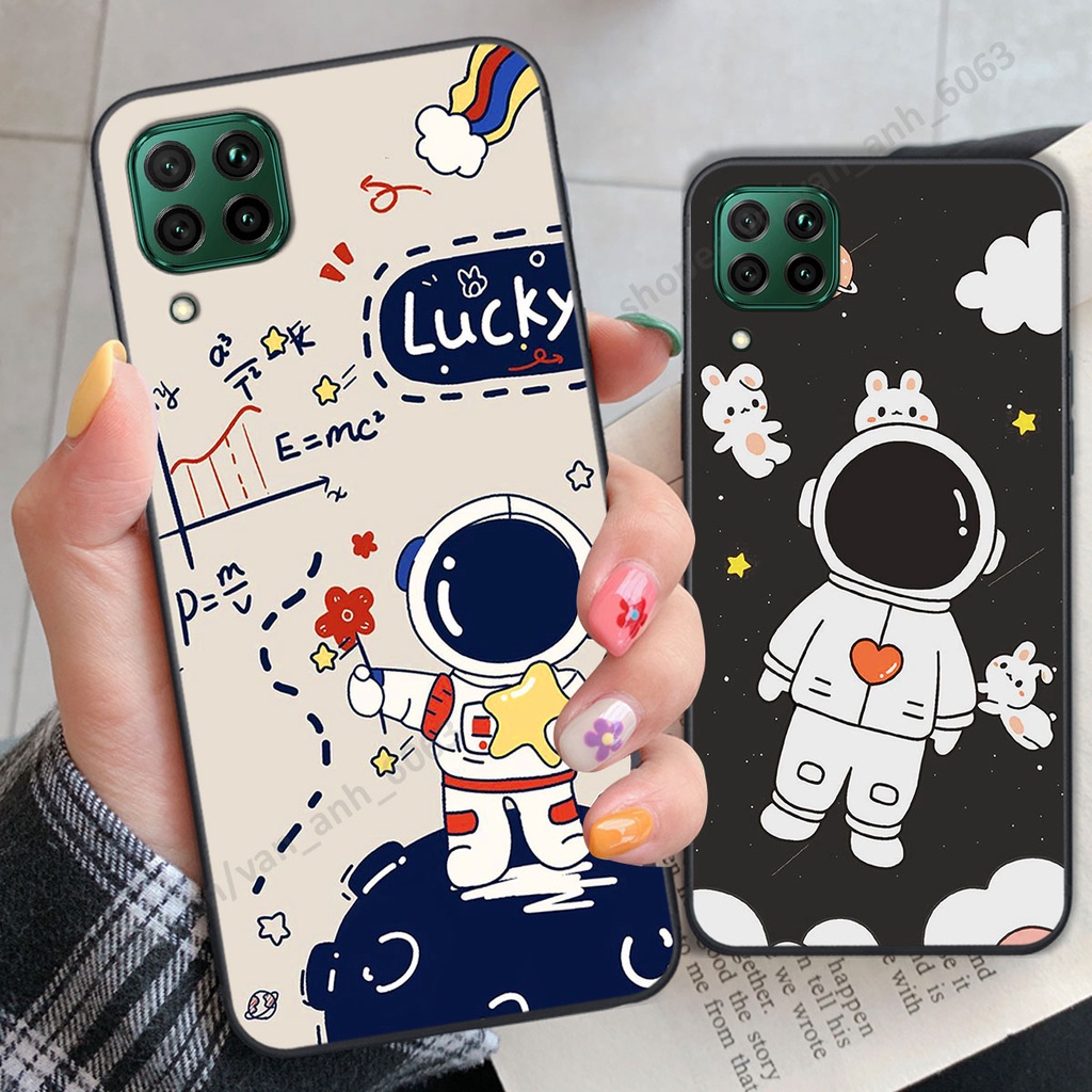 Ốp Huawei Nova 7i hình bầu trời, phi hành gia đẹp, ốp lưng điện thoại huawei viền dẻo cao cấp