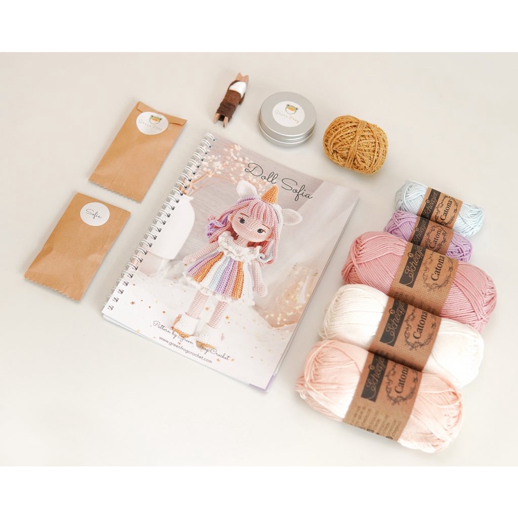 Set len làm búp bê Sofia