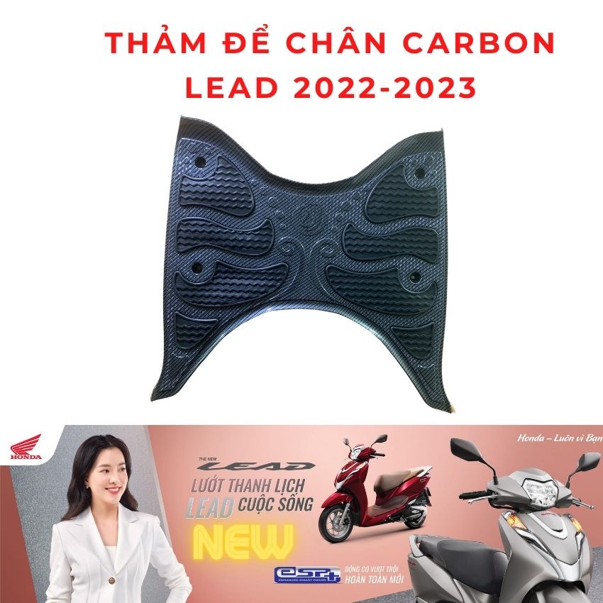 Thảm để chân xe lead 2022 ( carbon)