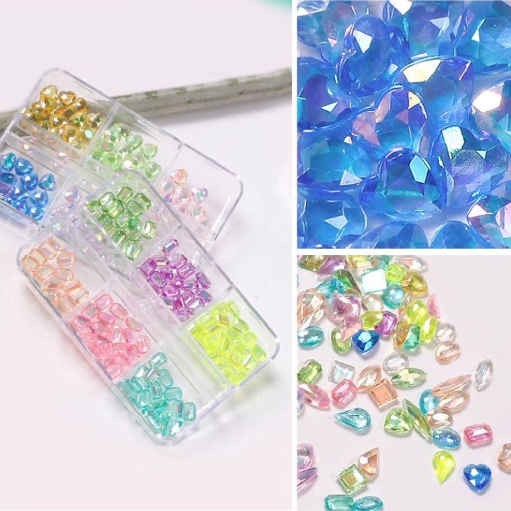 Phụ Kiện Trang Trí Móng Tay 3D DIY Hình Viên Kẹo / Trái Tim Xinh Xắn