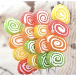 1 Kg Kẹo dẻo trái cây xoắn ốc bọc đường thơm ngon - bánh kẹo đồ ăn vặt - tết