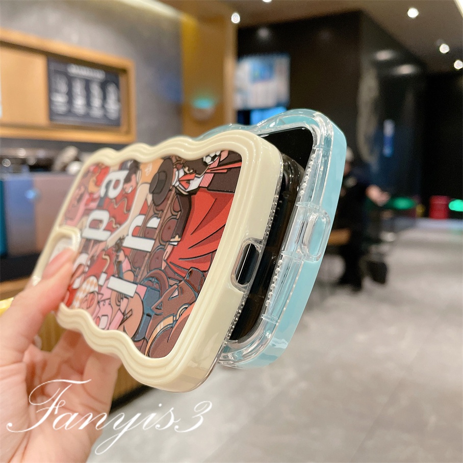 Ốp Điện Thoại Mềm Trong Suốt Họa Tiết Graffiti Cho iPhone 13 12 Mini 13 12 11 Pro Max X XR Xs Max