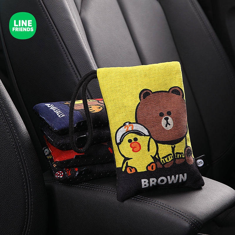 Line Friends Car Bamboo Charcoal Bag Car New Car Formaldehyde Absorption Deodorant Deodorant Charcoal Bag Car Activated Carbon car accessories Hn9a