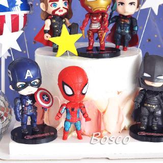 Trang trí 6 Siêu anh hùng Marvel xịn