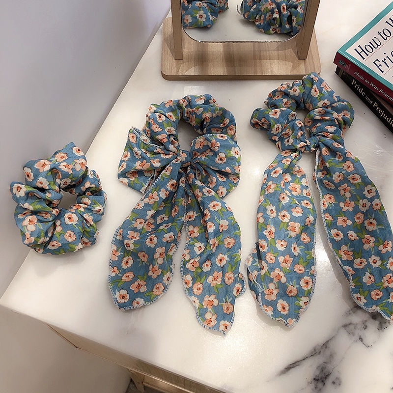 Dây Cột Tóc Thắt Nơ Phong Cách Mori Đơn Giản Dễ Thương 22409