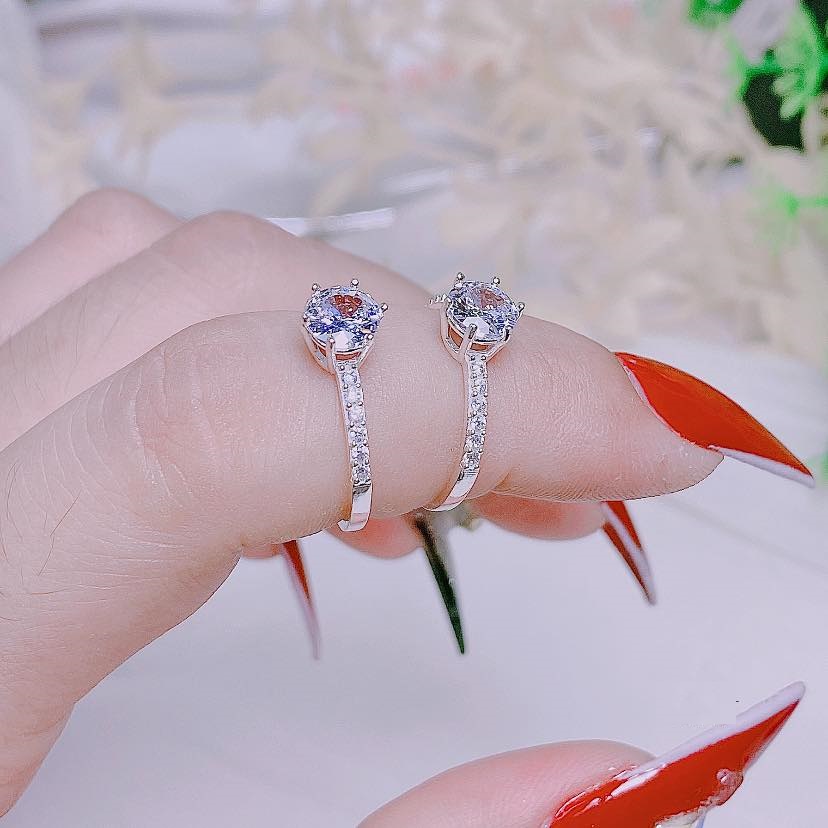 Nhẫn nữ - Nhẫn nữ bạc ta sáu chấu - phụ kiện thời trang