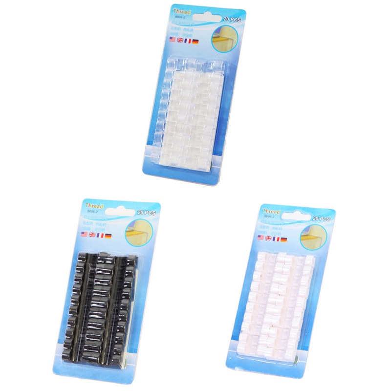 Set 20 Kẹp Giữ Dây Cáp Tự Dính Tiện Dụng