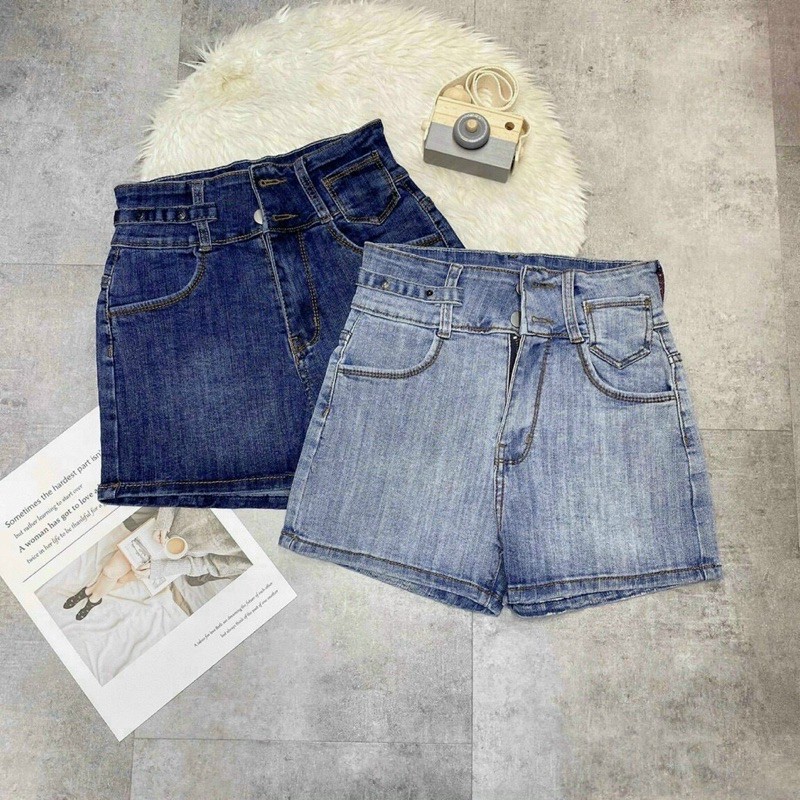 chân váy quần jeans , short rút dây jean nữ lưng siêu cao, co giãn tốt ( hình thật kèm video) | BigBuy360 - bigbuy360.vn