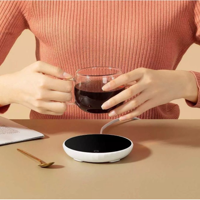 Đế Hâm Nóng Đồ Uống Xiaomi Hâm Nóng Giữ Nhiệt Cao Phù Hợp Mọi Chất Liệu - Cốc Hâm Nóng Đồ Uống Xiaomi An Toàn Thông Minh