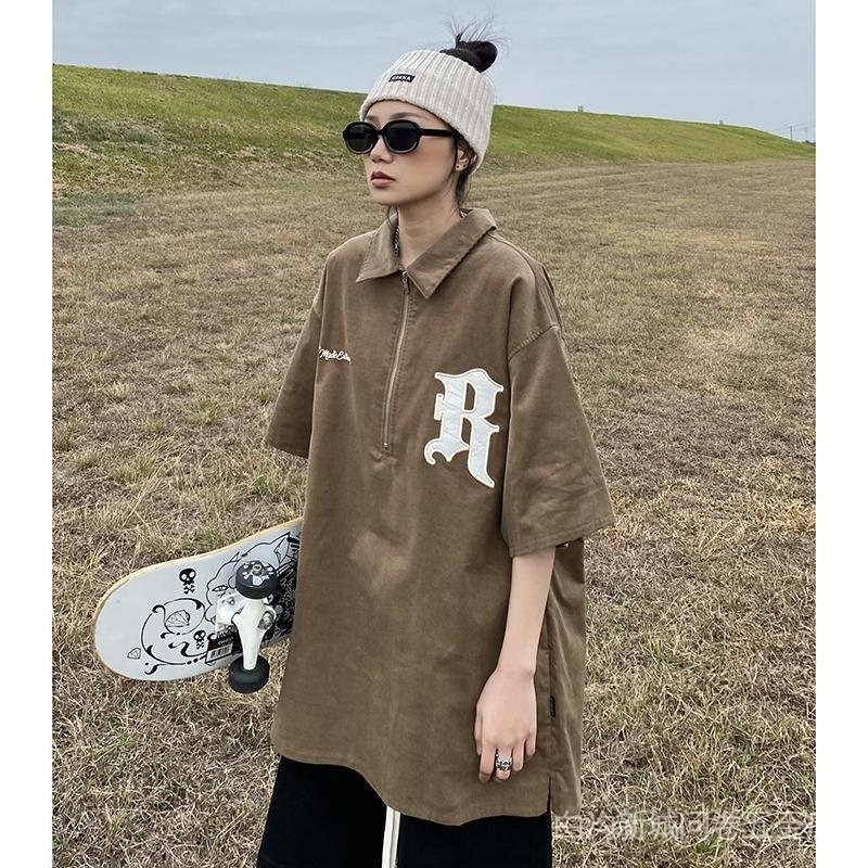 Áo thun Polo Made Extreme phối khóa chất liệu nhung tăm hottrend, Áo polo unisex nam nữ