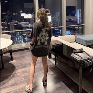 Áo phông chrome hearts đính đá