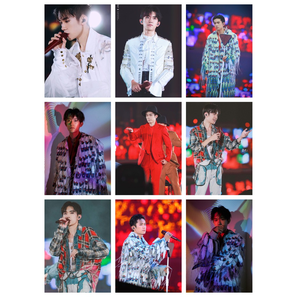 Lomo card 45 ảnh thành viên TFBOYS - Dịch Dương Thiên Tỉ concert 6 năm The Fever