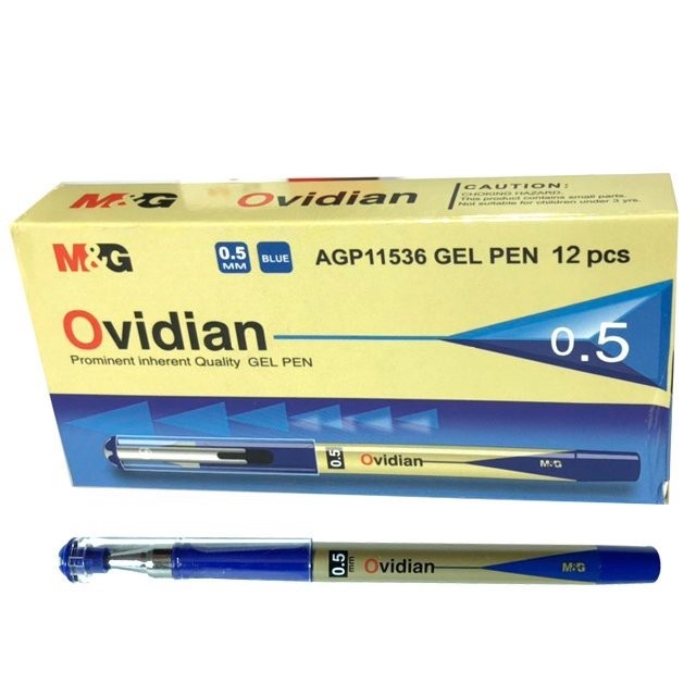 Bút kí Ovidian 0.5 AGP11536 - Bút gel văn phòng (có ruột thay thế)