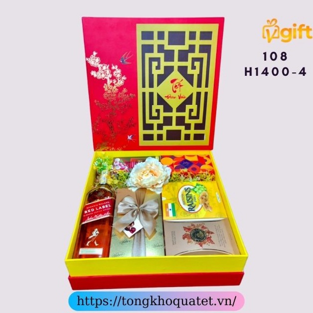 Hộp Quà Tết Mẫu Hộp 1350 - 1400 ( 6 Hộp Quà Tết ) | BigBuy360 - bigbuy360.vn