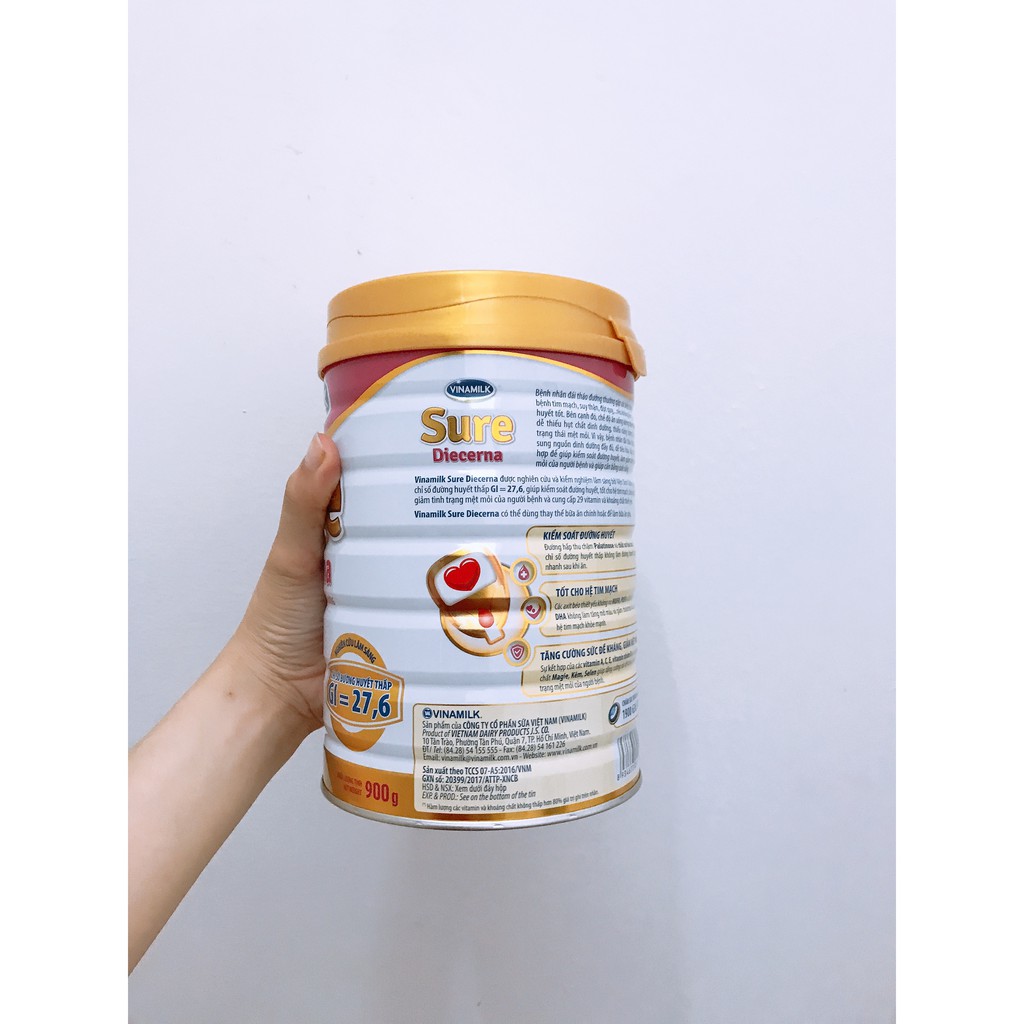 Sữa bột Sure Diecerna 900gr | BigBuy360 - bigbuy360.vn