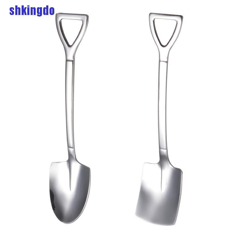 1 Muỗng Xúc Cà Phê Bằng Thép Không Gỉ Thiết Kế Sáng Tạo