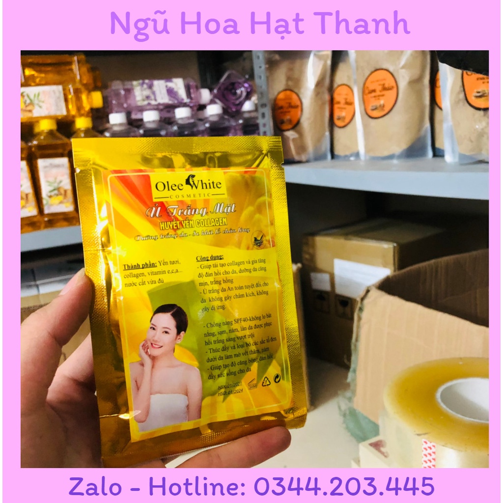Ủ trắng mặt huyết yến collagen - Hàng Chuẩn