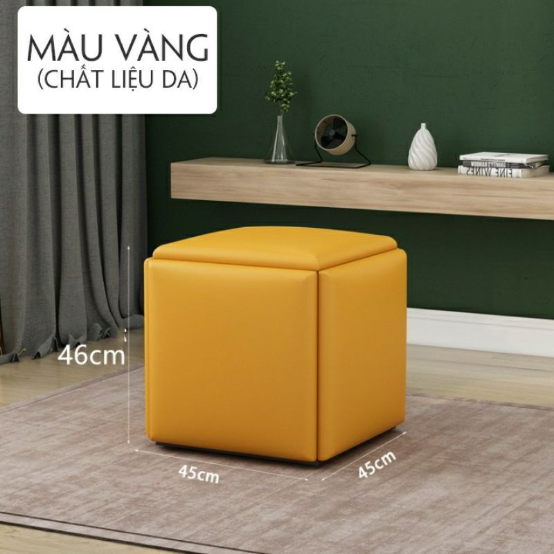 [Mã LIFEBKA5 giảm 10% tối đa 1 Triệu đơn 500k] Ghế 5 trong 1 kích thước 45cm đủ màu