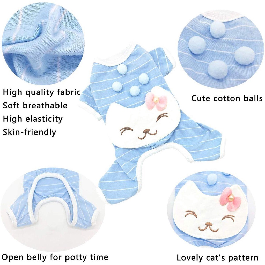 JARRED Áo liền quần Cotton Cho Thú Cưng