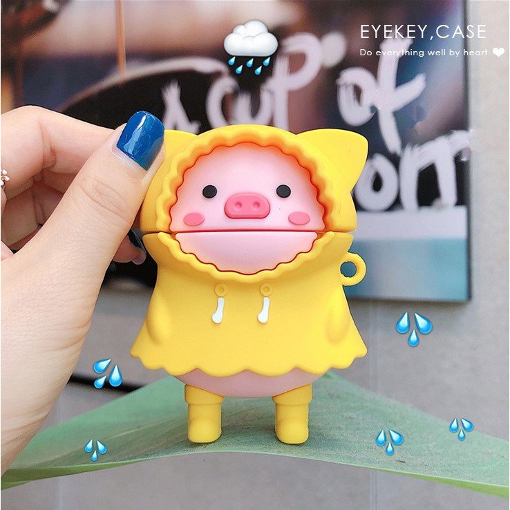 [SO CUTE] Vỏ Ốp Case Airpods Bảo Vệ Bao Đựng Tai Nghe không Dây Bluetooth 1/2/Pro/i12/i9/i7/tws Chống Va Đập