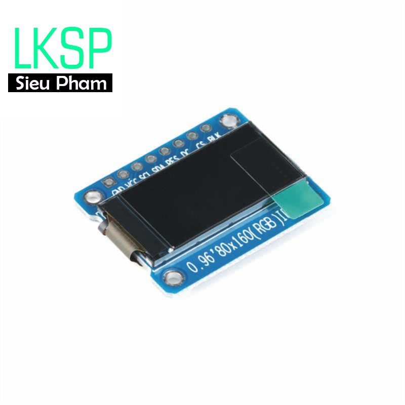 Màn Hình 65K Màu IPS OLED 0.96 Inch 80x160 Giao Tiếp SPI ST7735