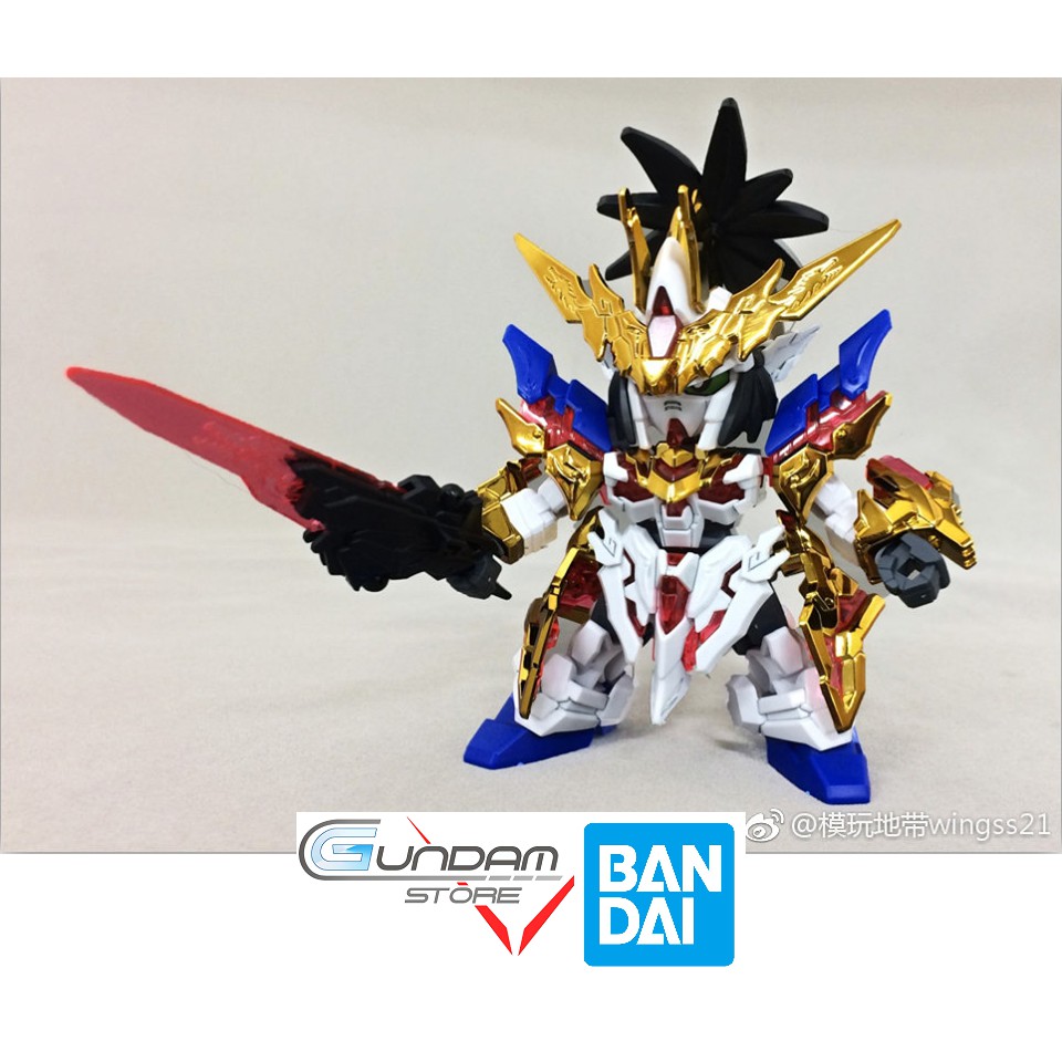 [ NHẬT BẢN ] Đồ Chơi Lắp Ráp Anime Mô Hình Gundam Bandai Sd Sangoku Soketsuden Sd Liu Bei Unicorn Gold Coating