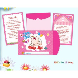 THIỆP SINH NHẬT,THÔI NÔI CHO BÉ(GIÁ BAO GỒM IN NỘI DUNG)