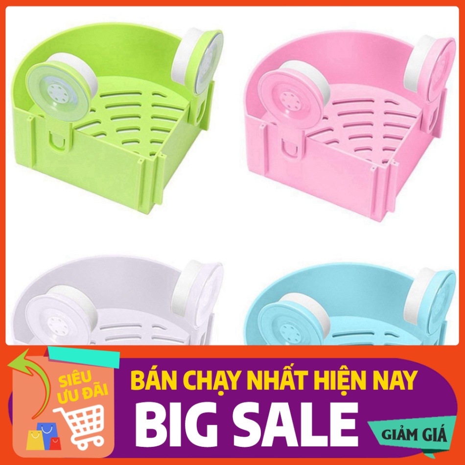 [FREE SHIP] Kệ góc tam giác treo để đồ nhà tắm,nhà bếp hút chân không 💥SIÊU HOT💥