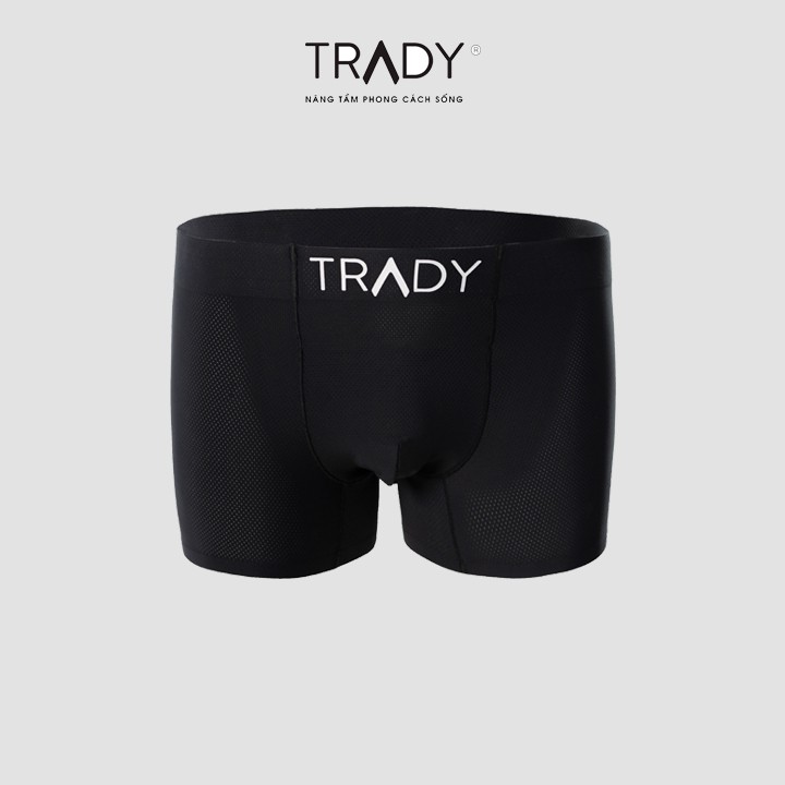 Quần lót Boxer nam TRADY chất liệu Cotton, Bamboo mềm mại, thoáng khí, kháng khuẩn