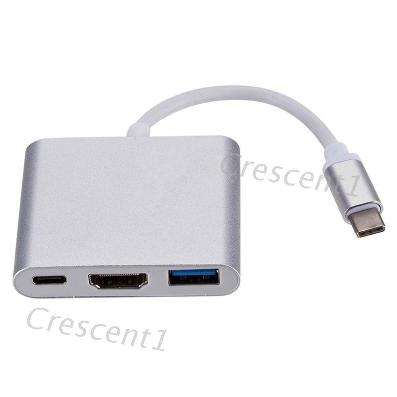 Bộ Chia Cổng Sạc Usb C Sang Hdmi-mi Usb 3.0 Cho Macbook Pro 2016