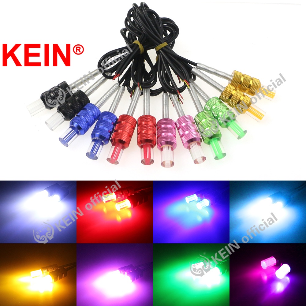 Đèn LED Mắt Đại Bàng Nhiều Màu Sắc Gắn Gương Chiếu Hậu Xe Máy