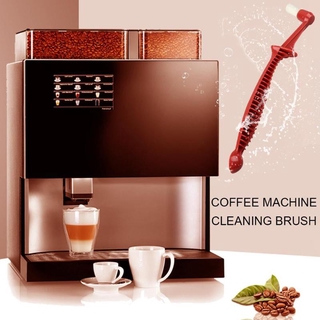 2 cây cọ làm sạch máy pha cà phê hai đầu cán chống bỏng nước