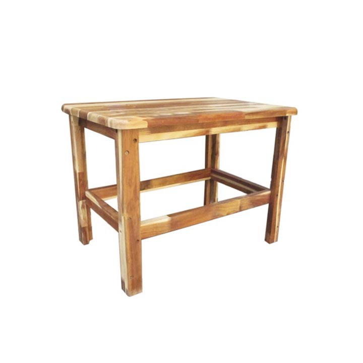 BÀN CHỮ NHẬT, DECORE QUÁN CAFE, QUÁN ĂN, GỖ TRÀM -KÍCH THƯỚC 60x40x44.5 CM