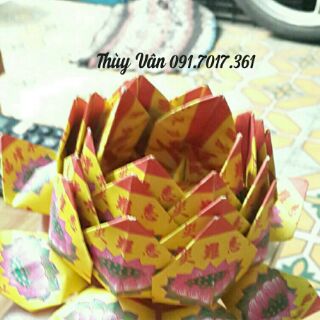 HOA SEN GIẤY CÚNG DƯỜNG