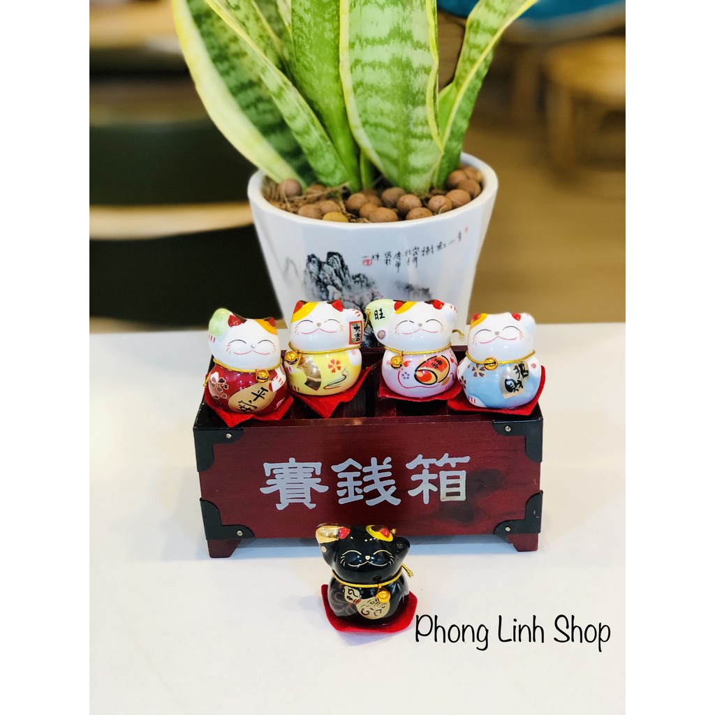 SET 5 MÈO MANEKI NEKO MAY MẮN NHẬT BẢN