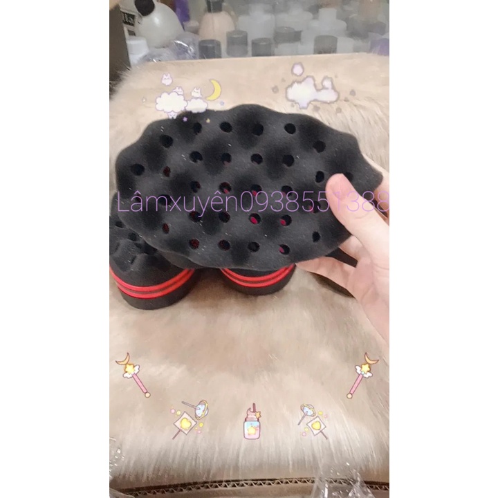 Xốp Móp Moust  Mút phủi tóc móng nail bụi bẩn cho salon tóc nam nữ barber shop mềm mịn dai cao cấp tiện lợi